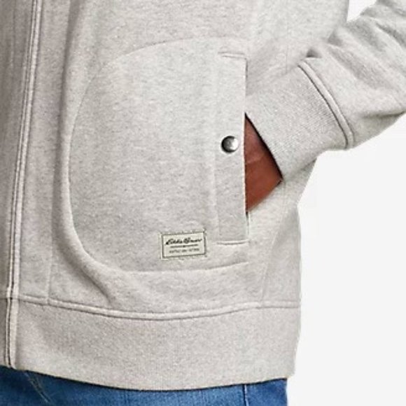 Men's Signature Sweatshirt Bomber Eddie Bauer - Picture 3 of 3